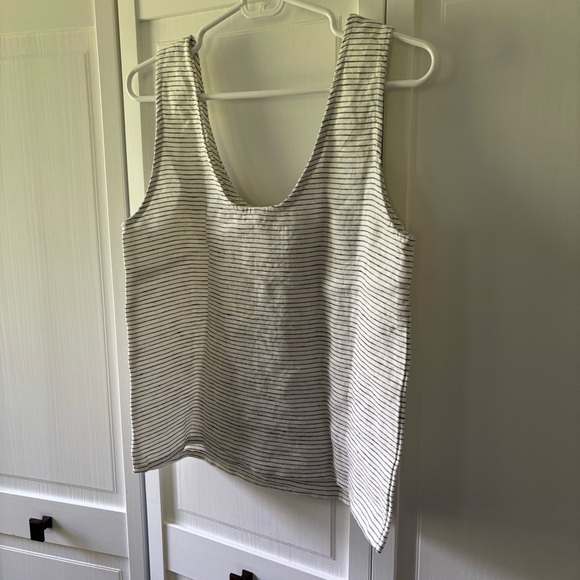 notPERFECTLINEN Porto Top, b/w stripes, size S/M - Picture 4 of 5